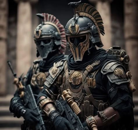 Tactical Armor, Warrior Concept Art, Military Memes, History Jokes, Roman Soldiers, Fantasy Armor, Armor Concept, Fantasy Warrior, Military Art