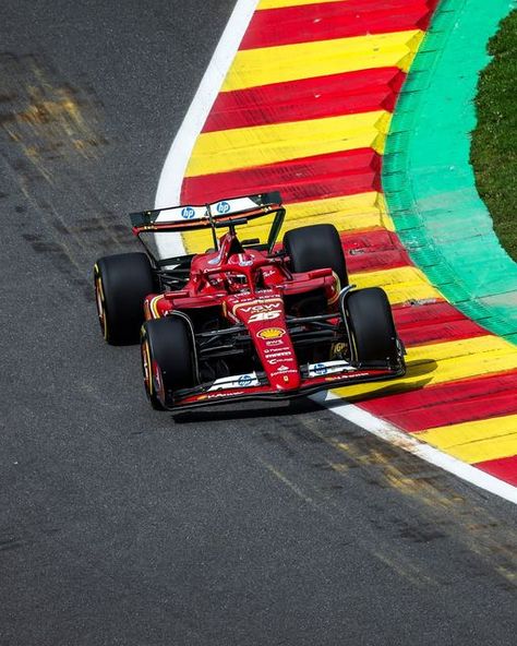 Scuderia Ferrari HP on Instagram: "What an epic circuit Spa is 🤩

#BelgianGP 🇧🇪 #F1 #CarlosSainz #CharlesLeclerc" Forza Ferrari, Scuderia Ferrari, F 1, Circuit, Ferrari, Spa, Italy, On Instagram, Instagram