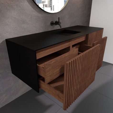 Unique Bathroom Vanity Ideas, Unique Bathroom Vanity, Bathroom Floor Cabinets, Bathroom Decor Luxury, Covet House, Metal Furniture Design, Double Vanity Bathroom, Double Bathroom, Double Bathroom Vanity