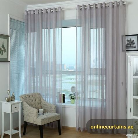 Bifold Curtains, Voile Curtain Ideas, Plum Curtains, Purple Sheer Curtains, Transparent Curtains, Bifolding Doors, Gray Curtains, Windows Kitchen, Curtains Room