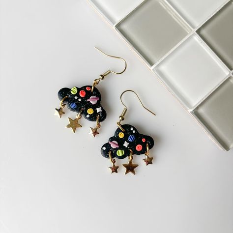 swipe to see all the space earrings dropping saturday! ➡️➡️ im a little bit nervouusss because this’ll be my first space themed drop and i hope ur down because i lOveD making them😫🥹🛸 and thank you to everybody who suggested an entire space themed drop inspired by the space cats doing so good a couple weeks ago!!🫶🫶 space earrings !!! online july 20 / 1pm PST Space Cat, I Hope, Thank You, Gold Jewelry, Gold