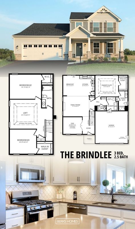 The Brindlee is a charming, 3-bedroom, 2.5-bathroom floor plan with a thoughtful layout perfect for your new home construction. With a first floor primary suite and an open floor plan, you'll have plenty of space to turn this home design into your dream home. Building a house is simple when you choose a floor plan you love, so check out the Brindlee new home floor plan from Berks Homes! Spacious Bathroom, Bathroom Floor Plans, New Home Build, Primary Suite, Building Process, Floor Layout, New Home Construction, New Home Designs, Build Your Dream Home