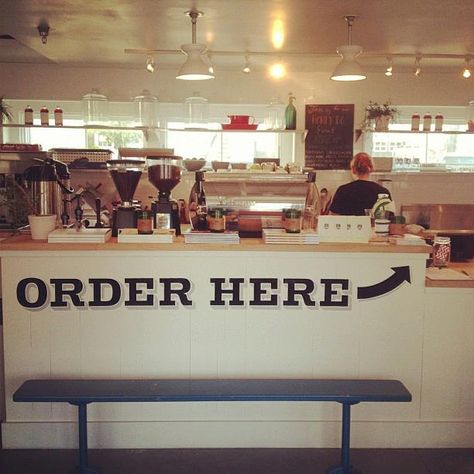 Order Here Sign Cafe, Order Here Sign, Counter Signage, Retro Cake, Opening A Bakery, Library Cafe, Pizza Shop, Coffee Room, Signage Ideas