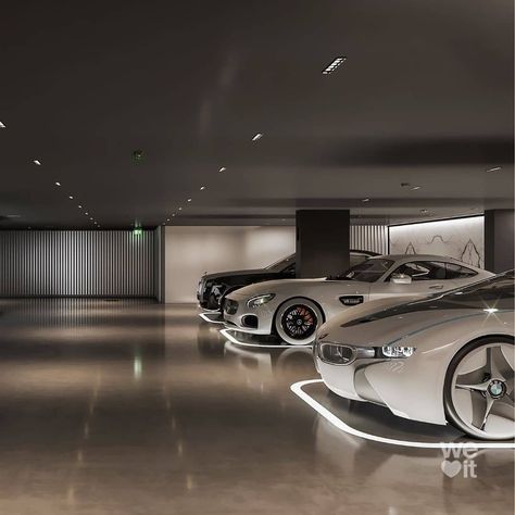 بيوت ملكية, Luxury Car Garage, Hiasan Bilik Tidur, Eksterior Modern, Luxury Garage, تصميم للمنزل العصري, Hiasan Bilik, التصميم الخارجي للمنزل, Bilik Tidur