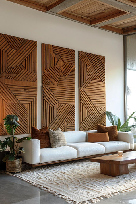 40 Stylish Modern Organic Decor Inspirations for a Trendy Home Modern Style Decor Interior Design, Apartment Interiors Modern, Well Designed Living Room, Afrocentric Home Office, Random Wall Ideas, Modern Home Wall Art, Living Room Ideas With Accent Wall, Diy Wood Accent Wall Dining Room, Earthy Organic Interior Design