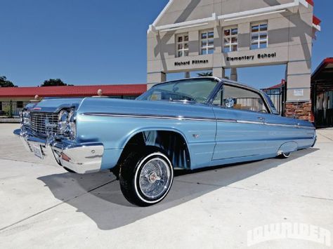 Custom Lowrider Cars for Sale | azul, 1964 Chevrolet Impala - Lowrider: Chevrolet Impala, 64 Impala ... 64 Impala Lowrider, Impala Lowrider, Impala Car, 64 Impala, Hydraulic Cars, Classic Chevrolet, Lowrider Cars, Old School Cars, Old Classic Cars