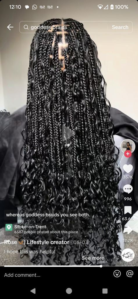 Stoke On Trent, Goddess Braids, Box Braids, Braids, 10 Things, Plaits