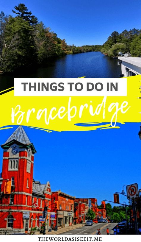 Things to do in Bracebridge – Where Water is King. Discover what to do in Bracebridge, Ontario during a perfect weekend in Muskoka. ⋆ The World As I See It #Ontariotravel #Canada #Bracebridge #Muskoka #weekendgetaways Bracebridge Ontario, Travelling Usa, Muskoka Living, Summer Roadtrip, Usa Destinations, Ontario Travel, Southern Ontario, Canada Ontario, Canada Travel Guide