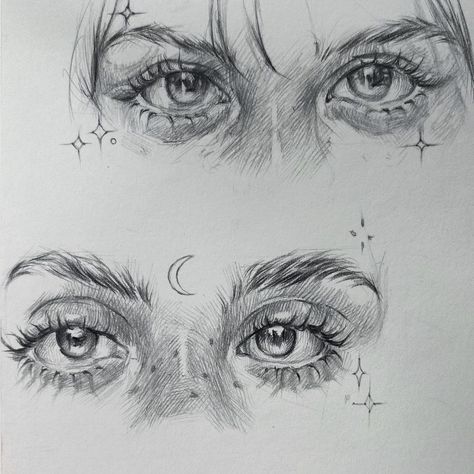 Pair Of Eyes Drawing, Sketchbook Art Inspiration Full Page, Closed Eye Drawing, Eye Pencil Drawing, Eye Illustration, Human Anatomy Art, The Close, Art Drawings Sketches Creative, Girl Sketch