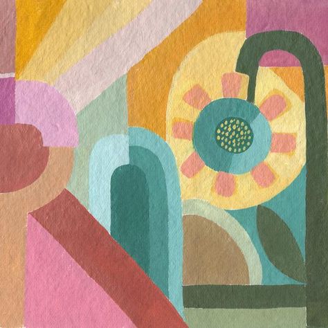 Art Print by Justina Blakeney® now available at Jungalow® Picnic Art, Gelli Plate Art, Justina Blakeney, Pen On Paper, Plate Art, Sunset Art, Quilt Sets, Art Clothes, Architecture Drawing