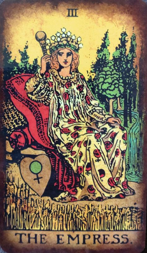 Vintage Rider Waite Tarot (Arthur Edward Waite / Pamela "Pixie" Colman Smith - CraftCardsStore 2022): Vintage Tarot, Rider Waite Tarot, Rider Waite, Healing Words, The Empress, Tarot Card, Tarot Cards, The Magicians, Healing