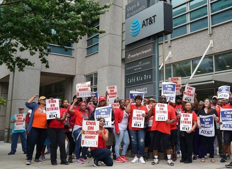 The southern United States is not known as a bastion of union strength or worker power, but 20,000 AT&T workers across nine states are on strike this week. The workers’ union, the Communications Workers of America, has been trying to negotiate a... Southern United States, Workers Union, National Anthem, Nfl Players, The South, United States