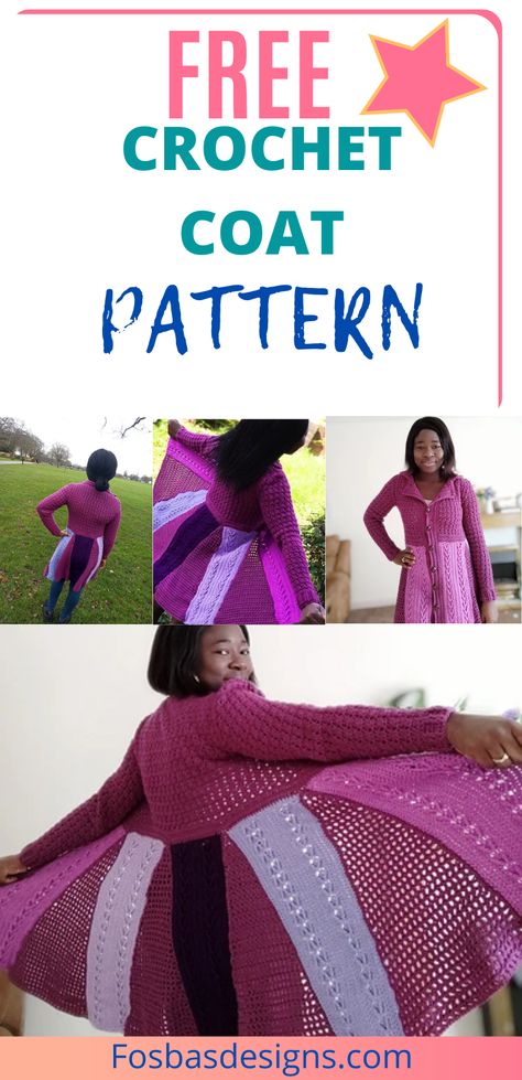 Crochet Duster Sweater Pattern Free, Crochet Housecoat Free Pattern, Free Crochet Coat Patterns For Women, Crochet Clothes Patterns Free Winter, Plus Size Crochet Cardigan Pattern Free, Crochet Housecoat, Plus Sized Crochet, Crochet Duster Pattern Free, Crochet Bed Jacket