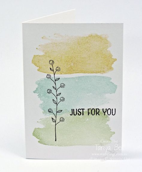 Watercolor Simple, Watercolor Greeting Cards, Art Carte, Paint Cards, Flowers Watercolor, Water Colors, Easy Watercolor, Ideas For, Watercolor Cards