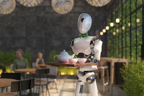 Robot Waiter, Artificial General Intelligence, Restaurant Drinks, Humanoid Robot, Food Tray, Guest Experience, Hospitality Industry, A Way Of Life, Fruit Smoothies