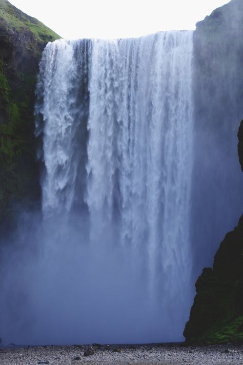 Life's Best. — Skogafoss Cliff Waterfall, Waterfall Cliff, Nice Scenery, Best Nature Photos, Woodland Realm, The Best Wallpapers, Chasing Waterfalls, Scenery Pictures, Dream Land