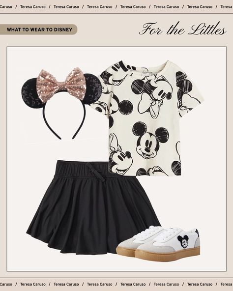 Disneyland Florida Outfit, Disney Outfit Ideas For Kids, Disney Outfits Kids Girls Ideas, Disney World Outfits Family, Girls Disney Outfits, Disney Outfits For Kids, Family Disney Outfits, Disney Outfits Girls, Disney Parks Outfits