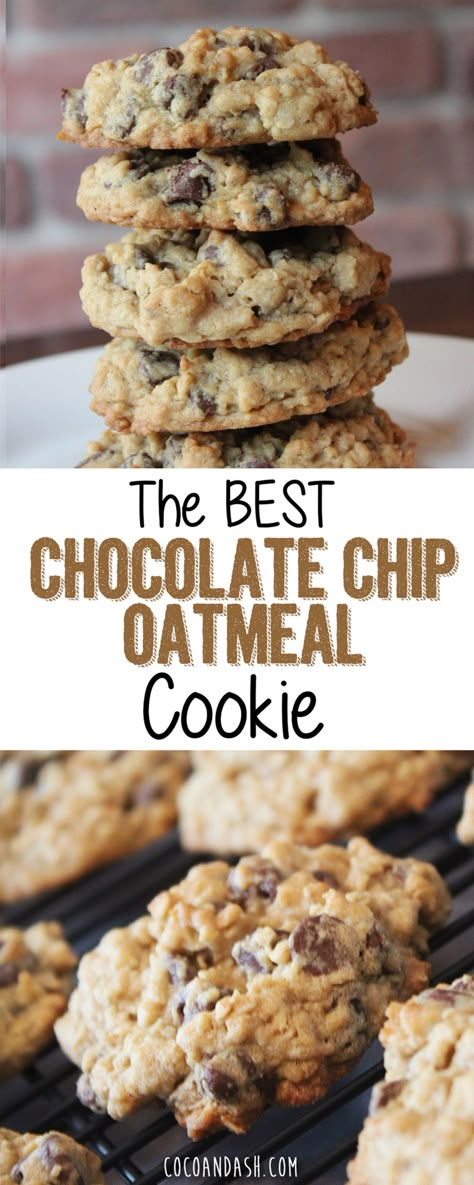 Chocolate Chip Oatmeal Cookies, Best Chocolate Chip, Oatmeal Chocolate Chip, Slow Cooker Desserts, Oatmeal Cookie, Oatmeal Chocolate, Best Chocolate Chip Cookie, Oatmeal Chocolate Chip Cookies, Chocolate Chip Oatmeal