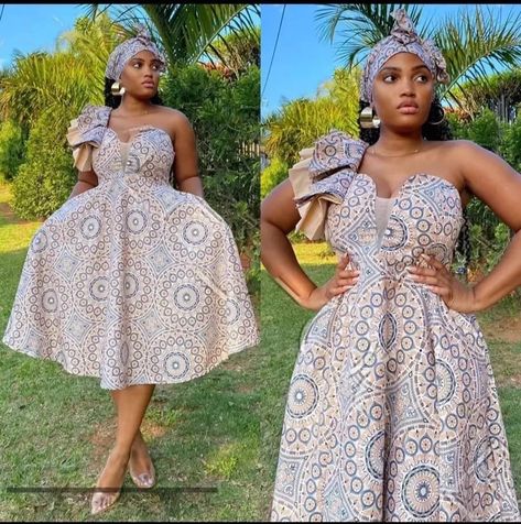 Traditional Lobola Dresses, Calabar Traditional Attire For Women, Traditional Summer Dresses With Traditional Patterns, Igala Traditional Outfit, Ceremonial Traditional Wear With Traditional Patterns, Modern Venda Traditional Dresses, Lobola Dresses, Lobola Outfits, Tswana Traditional Dresses