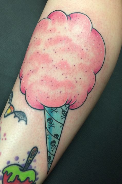 Nothin like tattooing a rotten cotton candy! Was a blast to make! Cotton Candy Tattoo Ideas, Cotton Candy Tattoo, Trippy Wallpapers, Carnival Aesthetic, Candy Tattoo, Tooth Tattoo, Left Arm Tattoos, Candy Cotton, Saved Tattoo