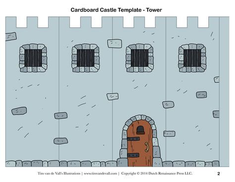 cardboard castle template Cardboard Castle Template, Cardboard Castle For Kids, Paper Castle Template, Castle Template, Castle Printable, Paper Castle, Castle Crafts, Castle Project, Cardboard Castle