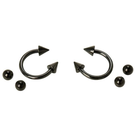 Black Snake Bites Piercing, Snake Bites Piercing Jewelry, Snake Bites Jewelry, Snake Bite Jewelry, Piercings Black, Spike Jewelry, Jet Jewelry, Snake Bite Piercing, Lip Piercing Jewelry