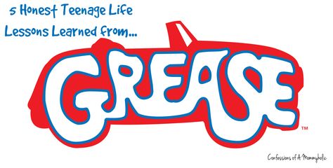 The 3rd top-viewed post from week 82 of the SHINE Blog Hop is: 5 Honest Teenage Life Lessons Learned from Grease by Confessions of a Mommyaholic! Grease Logo, Grease Theme, Grease Party, Grease 1978, Grease Live, Grease Movie, Grease Is The Word, Grease 2, Danny Zuko