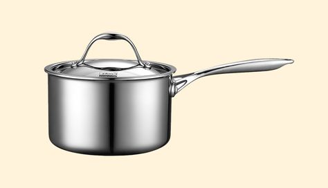 Add This Saucepan (Now on Sale!) to Your Cookware Collection — Amazon Deal of the Day Stainless Cookware, Induction Stove Top, Vodka Sauce, Sauce Pan, Kitchen Cookware, Stainless Steel Kitchen, Popular Pins, Pots And Pans, Food Network Recipes