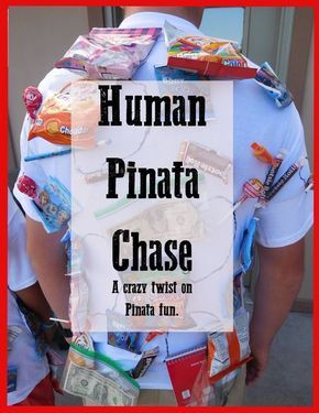 Dad wanted to race the grandkids. He gets to be the pinata Cousin Camp, Youth Group Ideas, Summer Youth, Reunion Games, Family Reunion Games, Family Reunion Ideas, Youth Groups, Youth Games, Youth Group Games