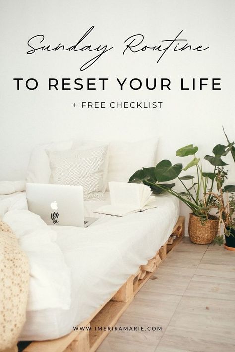 Daily Routine Schedule For Healing, Sunday Reset To Do List, Weekend Reset Checklist, Room Reset Checklist, Saturday Reset Routine, Reset Sunday Routine, Sunday Reset Routine Checklist, Reset Day Checklist, Sunday Reset Checklist