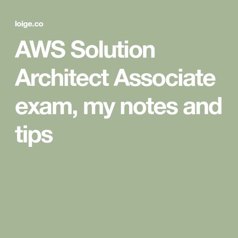 Aws Solutions Architect Associate, Aws Solutions Architect, Aws Certification, Tips For Studying, Solutions Architect, Cloud Computing Technology, Aws Cloud, Science Engineering, Solution Architect