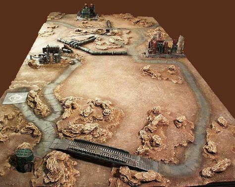 A 8x4 Mechwarrior Table built for Wizkids by Ironhands. Warhammer 40k Tabletop, Warhammer Tabletop, Wargaming Table, Warhammer Terrain, 40k Terrain, Game Terrain, Miniature Gaming, Wargaming Terrain, Miniature Wargaming