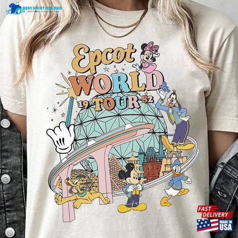 Disney Epcot World Tour Shirt Retro Mickey And Friends Hoodie Unisex Check more at https://bestshirtfordad.com/product/disney-epcot-world-tour-shirt-retro-mickey-and-friends-hoodie-unisex/ Epcot Tshirt, Disney Tshirt, Friends Trip, World Tour Shirt, Friends Hoodie, Epcot Shirts, Disney Epcot, Disney Tshirts, Tour Shirt