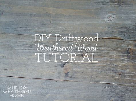 diy driftwood weathered grey wood finish tutorial, diy, how to, painted furniture, storage ideas, woodworking projects, DIY Driftwood An easy tutorial on how to achieve that Driftwood Weathered Wood Finish that s on barn wood tables and other coastal furniture Barnwood Table, Diy Driftwood, Weathered Wood Finish, Tutorials Diy, Diy Countertops, Wood Ideas, Painting Furniture, Coastal Furniture, Nails Black