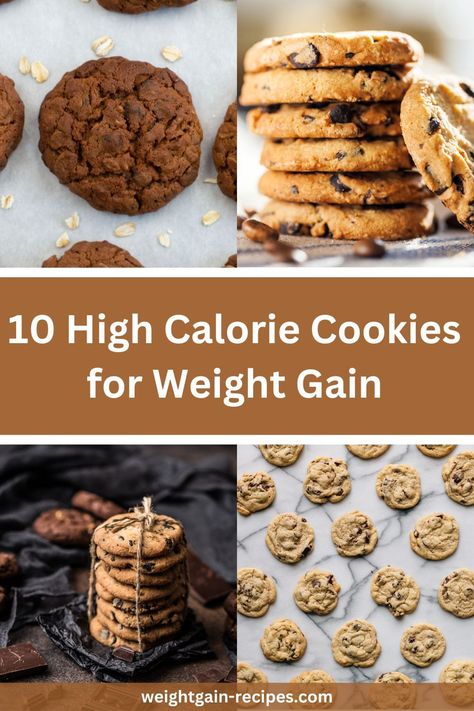 Get ready for some delicious, high-calorie cookie recipes! These aren’t just tasty treats; they’re also designed to help you add some extra calories to your diet. Perfect for athletes needing energy-packed snacks or anyone looking to gain some weight, I’ve got 10 excellent recipes just for you. Each one has a mix of good nutrients, high calories, and great taste. High Calorie Bars, High Protein Snacks For Weight Gain Diet, Bulking Desserts, Calorie Dense Snacks, High Calorie Snacks For Kids, High Calorie Muffins, High Calorie Meals Weight Gain Recipes, High Calorie Meals For Kids, High Calorie Foods To Gain Weight Woman