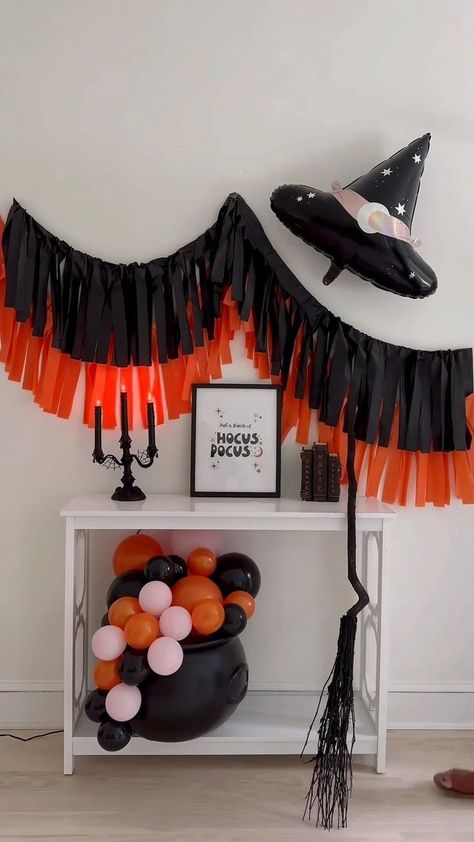 Swanky Party Box on Reels | The Citizens of Halloween · This Is Halloween (From "The Nightmare Before Christmas") Halloween Streamers, Halloween Potluck, Streamer Decorations, Halloween Tablecloth, Party Hacks, Outdoor Party Decorations, Party Box, Plastic Tablecloth, Library Decor