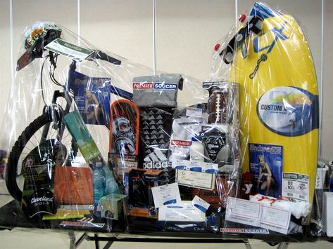 Artfully Arranged Disarray: Amazing Raffle Baskets College Finals Care Package, Hockey Fundraiser, Tricky Tray Baskets, Finals Care Package, Benefit Ideas, Silent Auction Basket, Silent Auction Fundraiser, Tricky Tray, Auction Basket