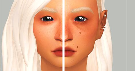 So I really really love eyebags and although I love tamo's i wanted some to layer that had more shadow, on many of my sims I use both but i... Eye Bag Remedies, Ts4 Makeup, Eye Bags Makeup, Eye Makeup Cut Crease, My Sims, Skin Details, Natural Beauty Diy, Dry Skin Patches, Happy Skin