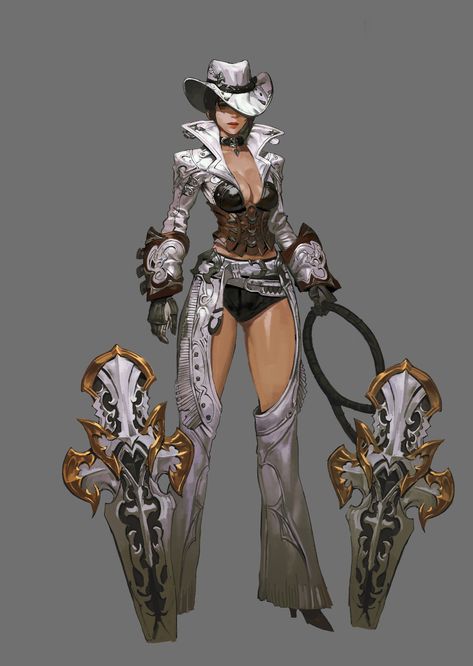 ArtStation - Bounty_hunter Cowboy Design Character, Cowboy Oc Art, Dnd Cowboy, Adventurer Character Design, Bounty Hunter Costume, Cowboy Knight, Cowboy Oc, Cowboy Space, Cowboy Character Design