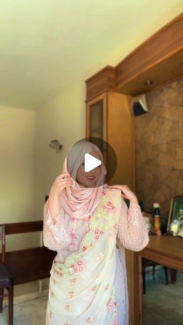 Hijab Tutorial With Earrings, Eid Hijab, Hijab Tutorial, Easy Peasy, Content Creator, The Creator