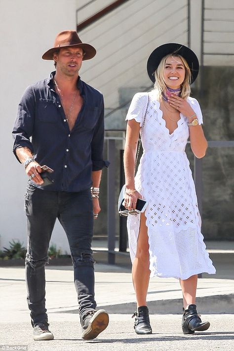 Ashley Hart Ashley Hart, Mystery Man, Wardrobe Outfits, All Smiles, Daily Mail, Celebrity Style, Angeles, Shirt Dress, Romance