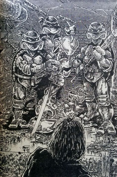 Ninja Turtles Comic Book, Teenage Mutant Ninja Turtles Comic Art, Tmnt Original Comic, Kevin Eastman Tmnt Art, Kevin Eastman Art, Teenage Mutant Ninja Turtles Comic, Ninja Turtles Comic, Ninja Turtle Drawing, Teenage Mutant Ninja Turtles Movie