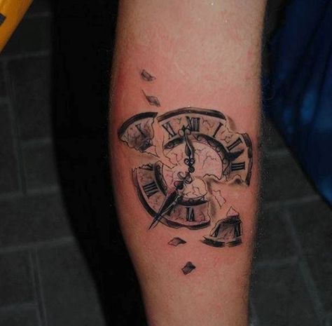 Broken clock tattoos | Projaqk Time Clock Tattoo, Tattoo Clock, Time Piece Tattoo, Compass Tattoo Meaning, Clock Tattoos, Broken Clock, Watch Tattoo Design, Clock Tattoo Design, No Hands