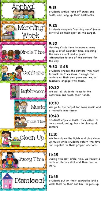 Prek Classroom Daily Schedule, Daily Pre K Schedule, 3 Hour Preschool Schedule, Preschool Daily Schedule Early Childhood, Preschool Schedules Classroom, Prek Classroom Schedule, Preschool Class Schedule Printable, Daily Schedule For Preschool Classroom, Daily Themes For Classroom