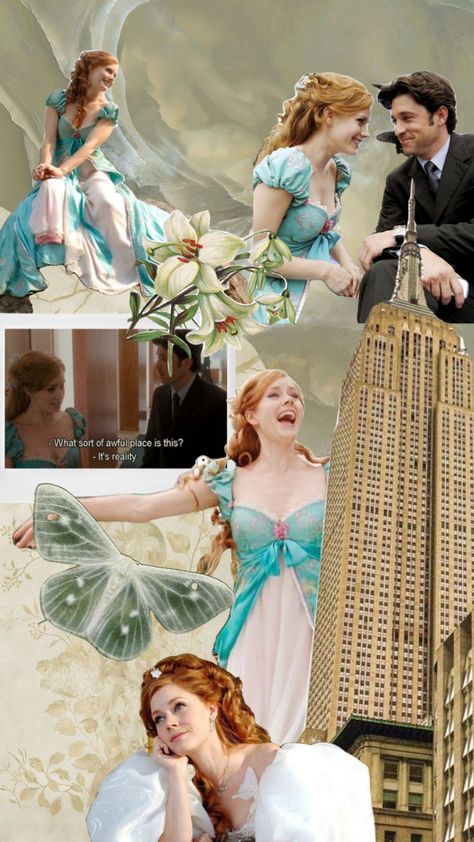 Enchanted The Movie, Disney Enchanted Wallpaper, Enchanted Aesthetic Disney, Disney Enchanted Aesthetic, Enchanted Movie Aesthetic, Giselle Disenchanted, Enchanted Disney Movie, Disenchanted Movie, Disney Disenchanted