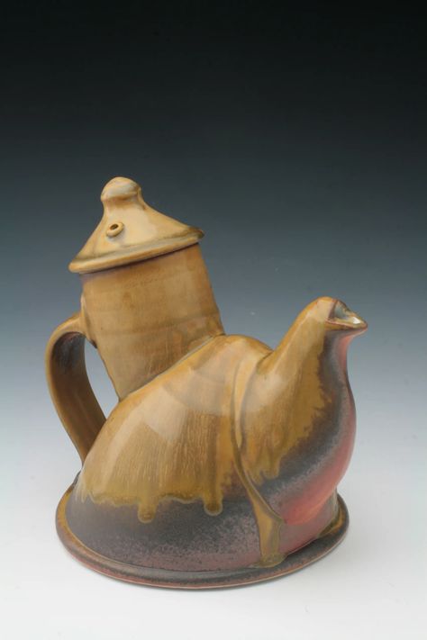 Tea Pots Art, Pottery Teapots, Functional Pottery, Pottery Studio, Ceramic Clay, Wheel Thrown, Handmade Pottery, Hand Built, Coffee Pot