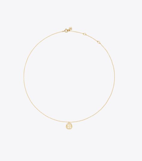 Miller Pendant Necklace: Women's Designer Necklaces | Tory Burch Tory Burch Necklace, Formal Jewelry, Gold Necklace Simple, Tory Burch Jewelry, Dresses Designer, Shop For Women, Stacked Jewelry, Girly Jewelry, Clothing Dresses