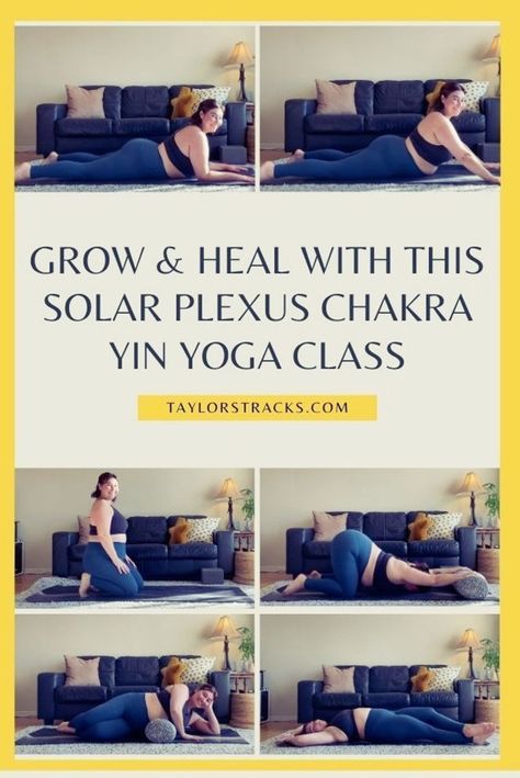 Tap into the energy of your third chakra in this solar plexus chakra yin yoga sequence. Be guided through solar plexus chakra yin yoga poses that create confidence and boost your self-esteem for solar plexus chakra healing. Pay attention to how your Manipura chakra feels, and what emotions come up in this yin yoga class. Find more chakra yoga on taylorstracks.com Chakra Yoga Sequence, Solar Plexus Chakra Yoga, Yin Poses, Difficult Yoga Poses, Solar Plexus Chakra Healing, Yoga For Sciatica, Third Chakra, Yoga Teacher Resources, Yin Yoga Class