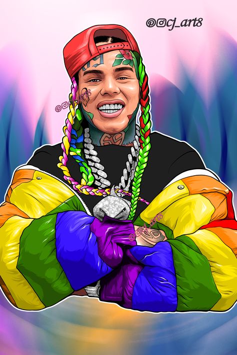 6ix9ine
6ix9ine art
digital portrait
hand drawn art
logo art
nyc illustrator
us illustrator
uk illustrator
Digital artist
cartoon art
dope art
ipad drawing 6ix9ine Wallpaper, Gangsta Cartoon, Ghost Rider Photos, Cartoon Fan Art, Adidas Logo Art, Pitbull Drawing, Woo Man, English Communication, Tupac Art