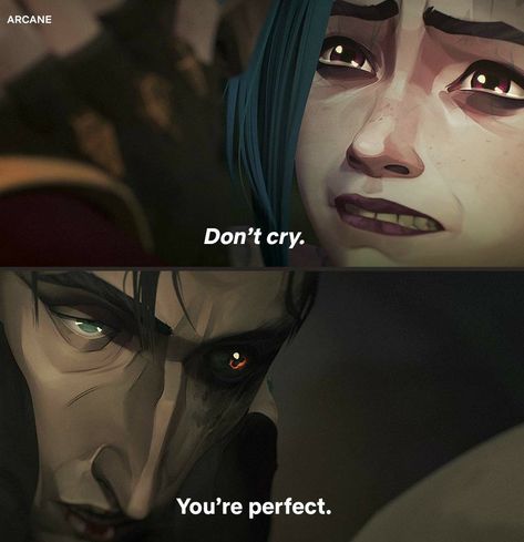 Jinx Quotes, You're Perfect, Get Jinx, Jinx League Of Legends, League Of Legends Characters, Best Pics, Lol League Of Legends, Dont Cry, You Are Perfect